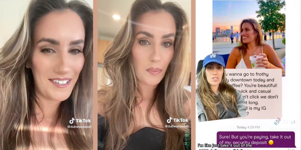 Woman's Landlord Asks Her Out On A Date On Hinge Woman shares Hinge message from landlord