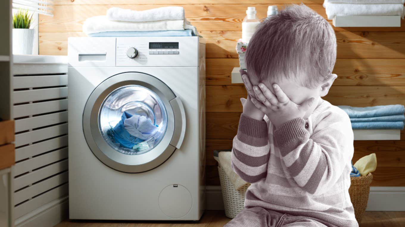 dryer, laundry room, little boy, landlord, tenant 