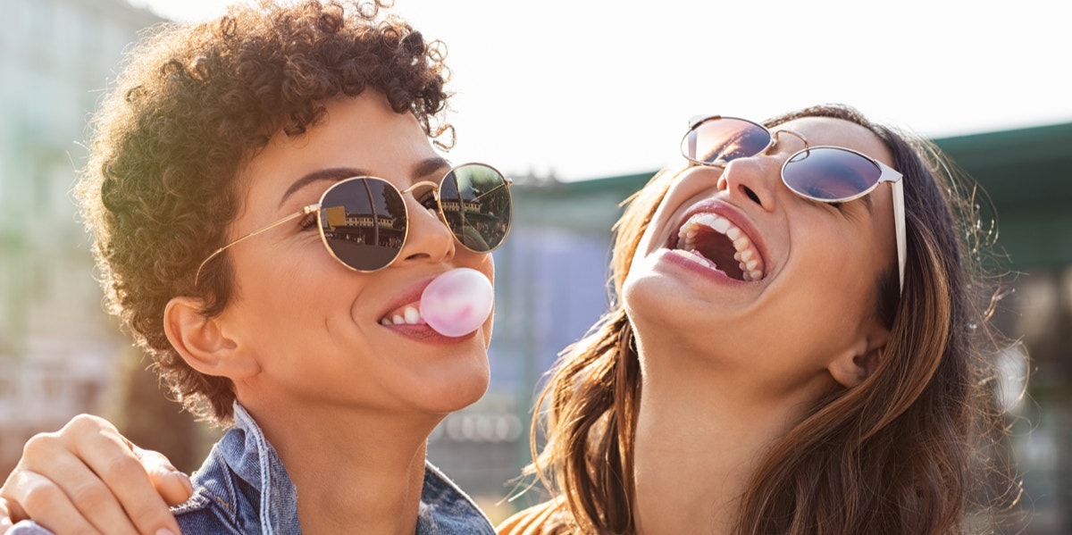 laughing women