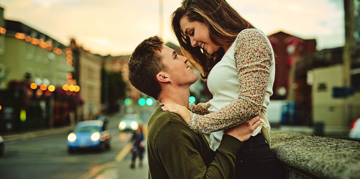 How 'The Law Of Secret Intimacy' Can Help You Get Your Ex Back man lifting woman up