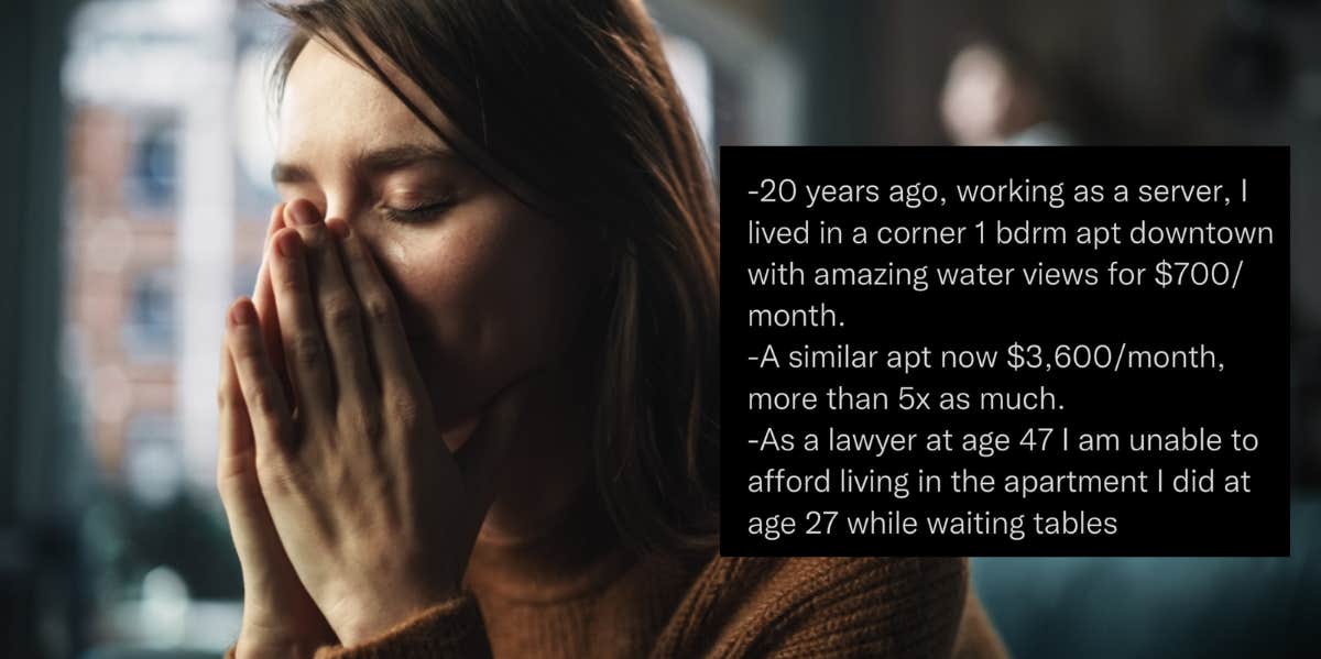 Lawyer Reveals Why She Can No Longer Afford An Apartment She Had While Working As A Waitress Despite A Higher Income lawyer, rent, waitress, cost of living