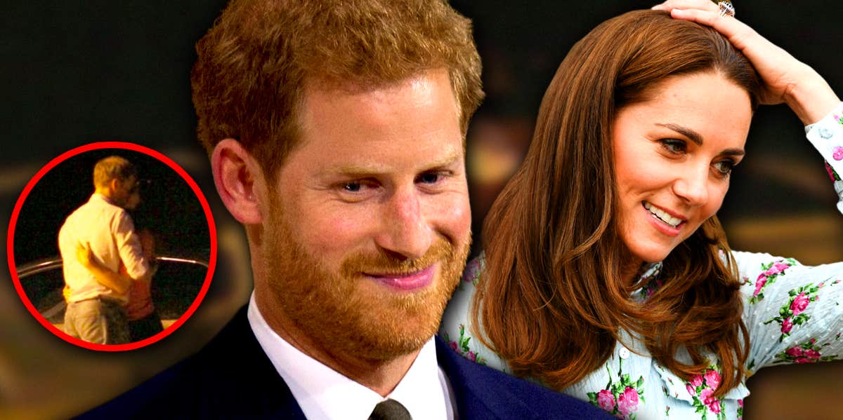 Photos Allegedly Show Prince Harry Kissing Kate Middleton Prince Harry, Kate Middleton and one of the leaked photos