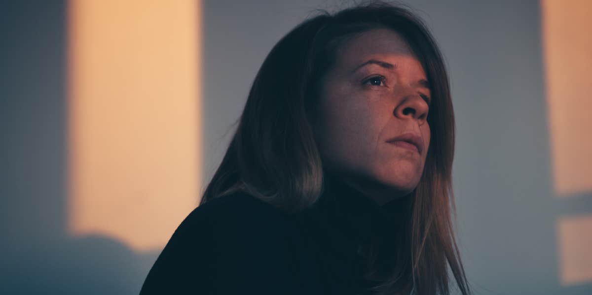 I Left My Children When My Mental Health Failed serious woman