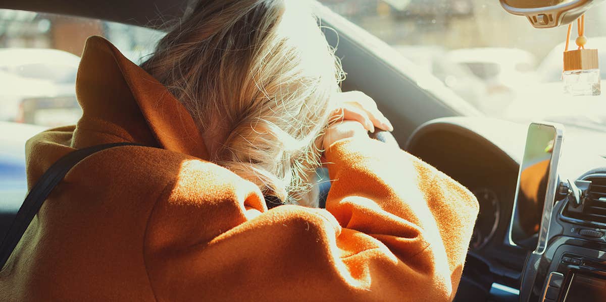 11 Lesser-Known Signs of Depression (You've Probably Missed) sad woman crying in her car