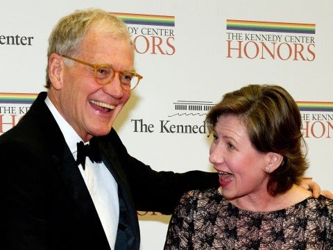 David Letterman and Regina Lasko