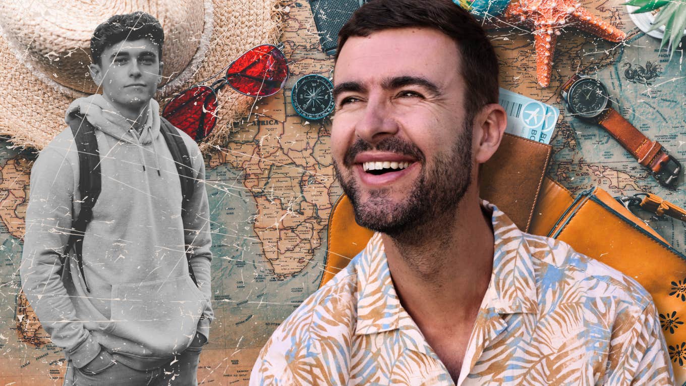 18 Critical Life Lessons I’d Give My 18-Year-Old Self 36 year old man looking onward smiling, thinking about what he would say to his 18 year old self