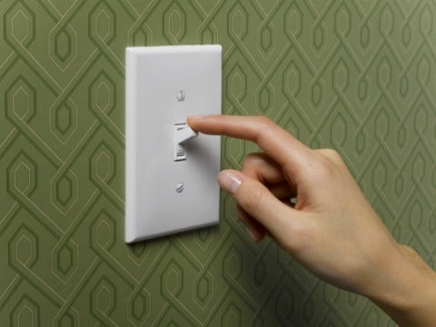 turn off the light light switch on off