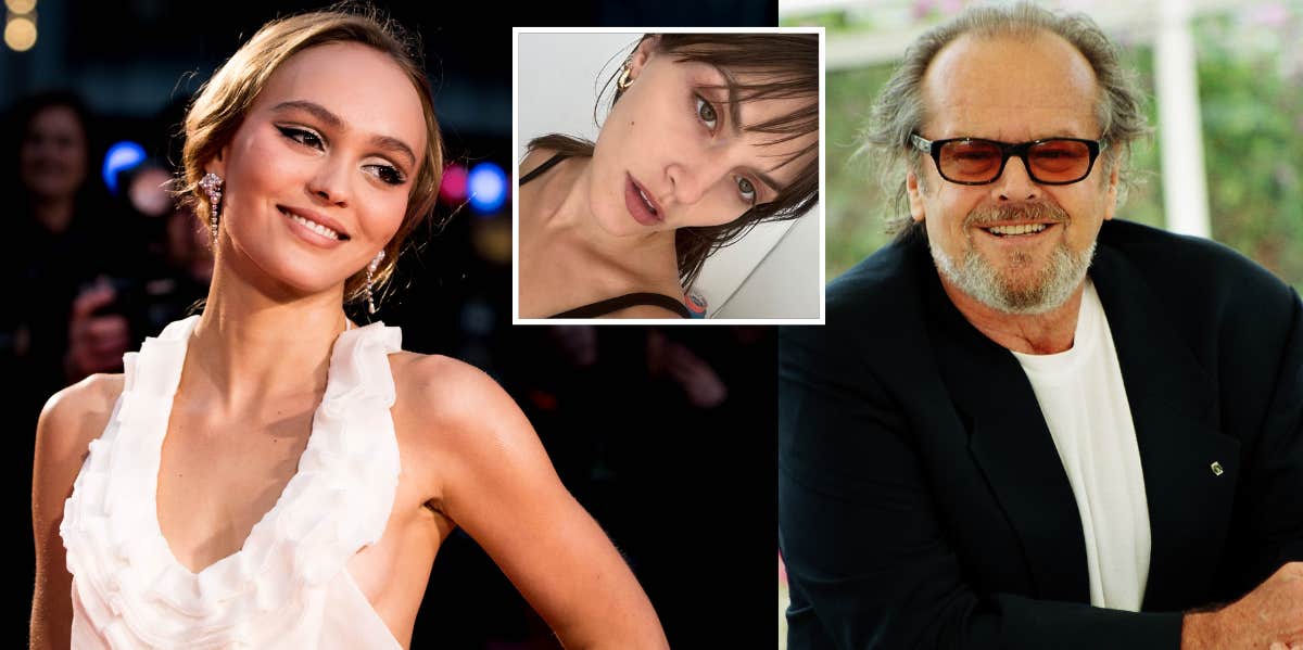 Lily-Rose Depp, Tessa Gourin, Jack Nicholson