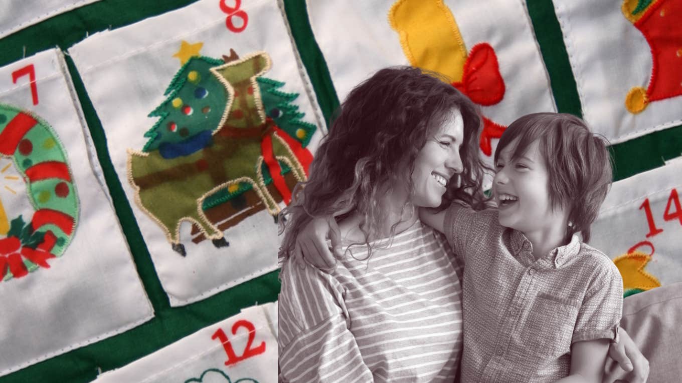 A Thoughtful Little Boy Made His Mom An Advent Calendar So She Wouldn’t Go Without After Buying Them For The Rest Of Her Family advent calendar, boy, mother, christmas