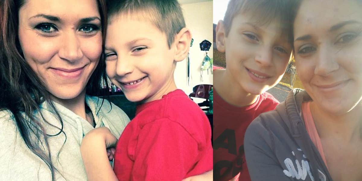 Mom Catches The Unusual Punishment Her 6-Year-Old Son Was Given For Being Late To School Nicole Garloff, Hunter Cmelo