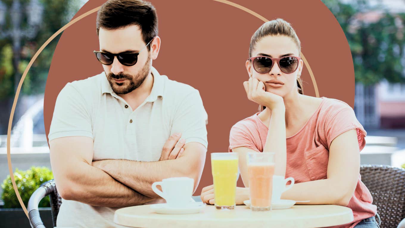 If You Do These 4 Things, You're Unknowingly Ruining Your Relationship Couple ignoring each other