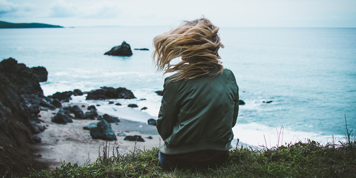 woman by the water