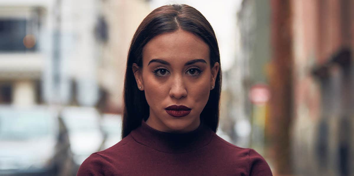 Why Living For Others Only Leads To Disappointing Yourself stern woman