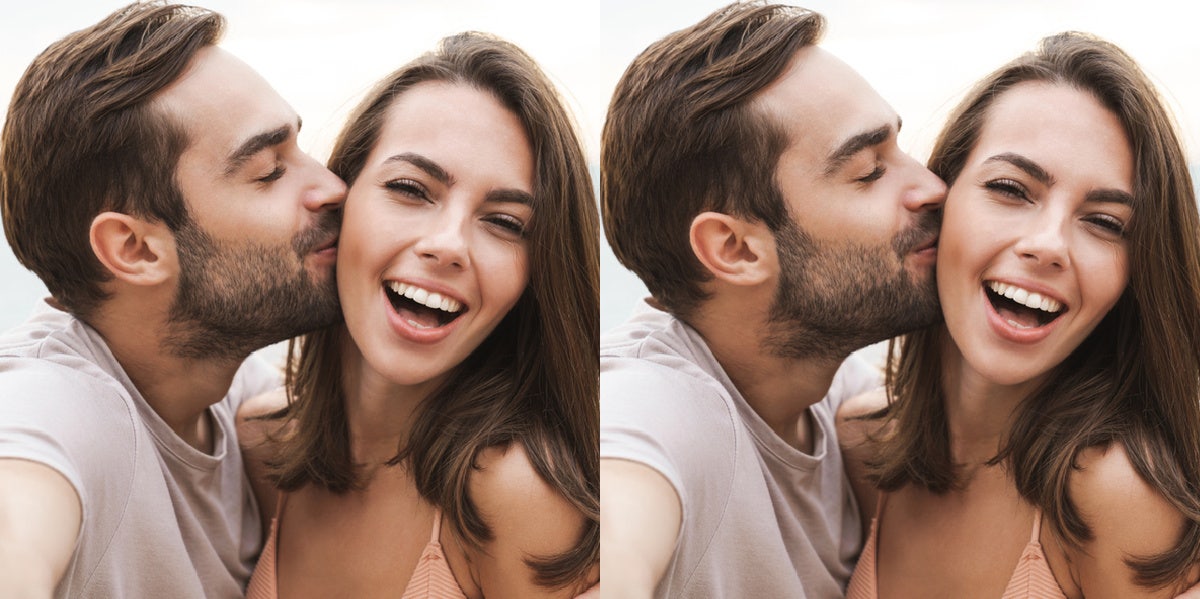 Losing Yourself In A Relationship Isn't Love — It's A Lie couple smiling