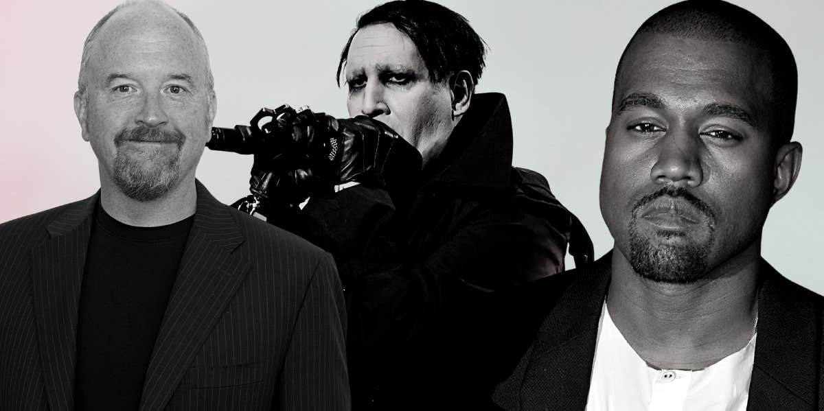 Louis C.K, Marilyn Manson, Kanye West