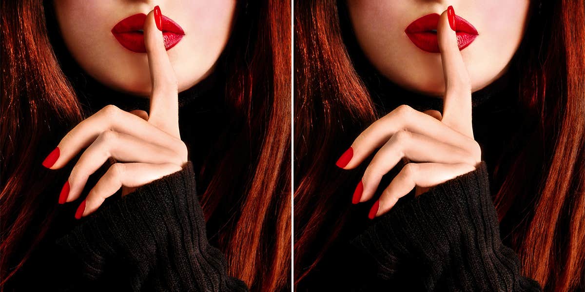 Is Your Love A Liar? 4 Ways To Tell, According To Science secretive girl
