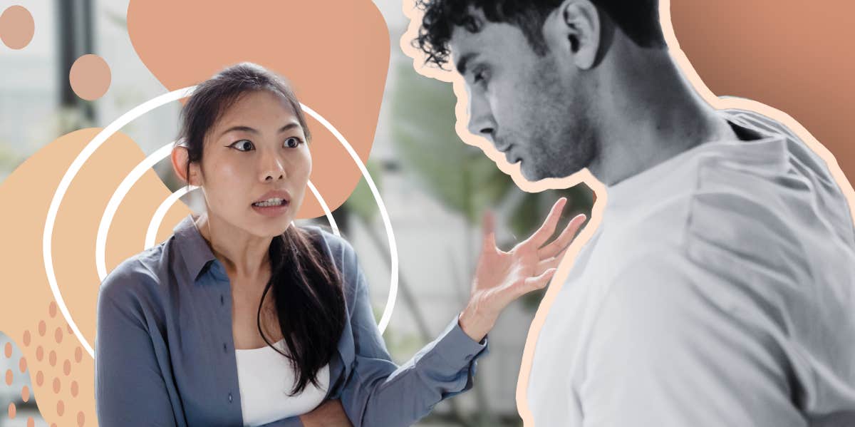 The 7 Golden Rules For Fighting Fair With Your Partner, According To Research Couple arguing