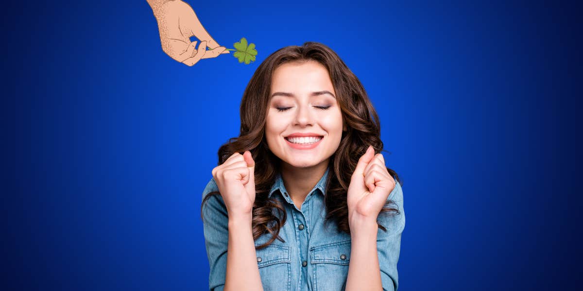Each Zodiac Sign's Luckiest Days For The Week Of November 13 - 19 woman feeling lucky the week of november 13 - 19