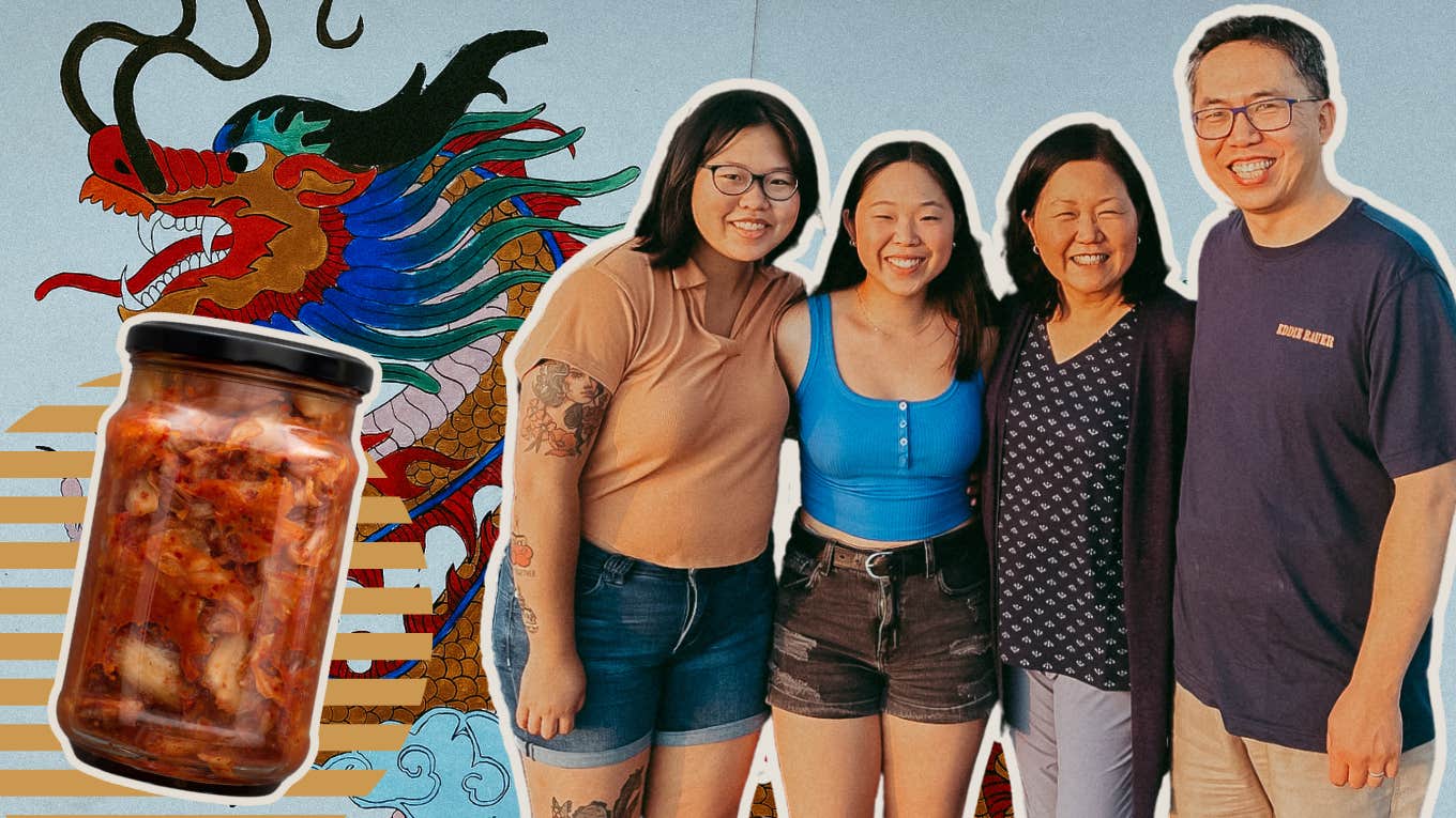I Was Born In Korea, But I Buy My Kimchi At Costco Author with her family