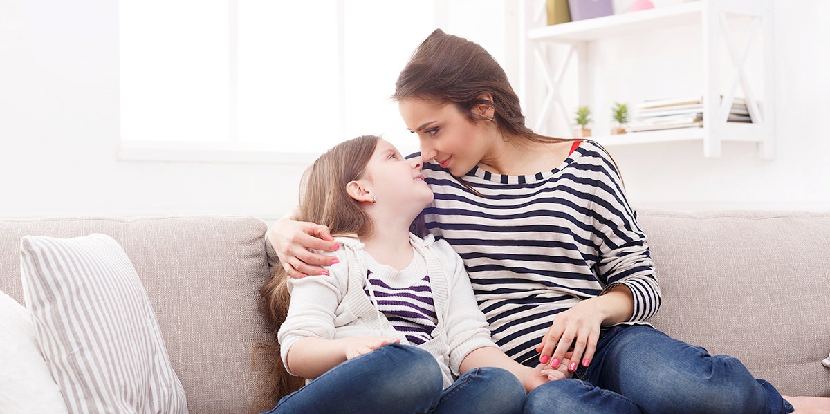 mom and daughter