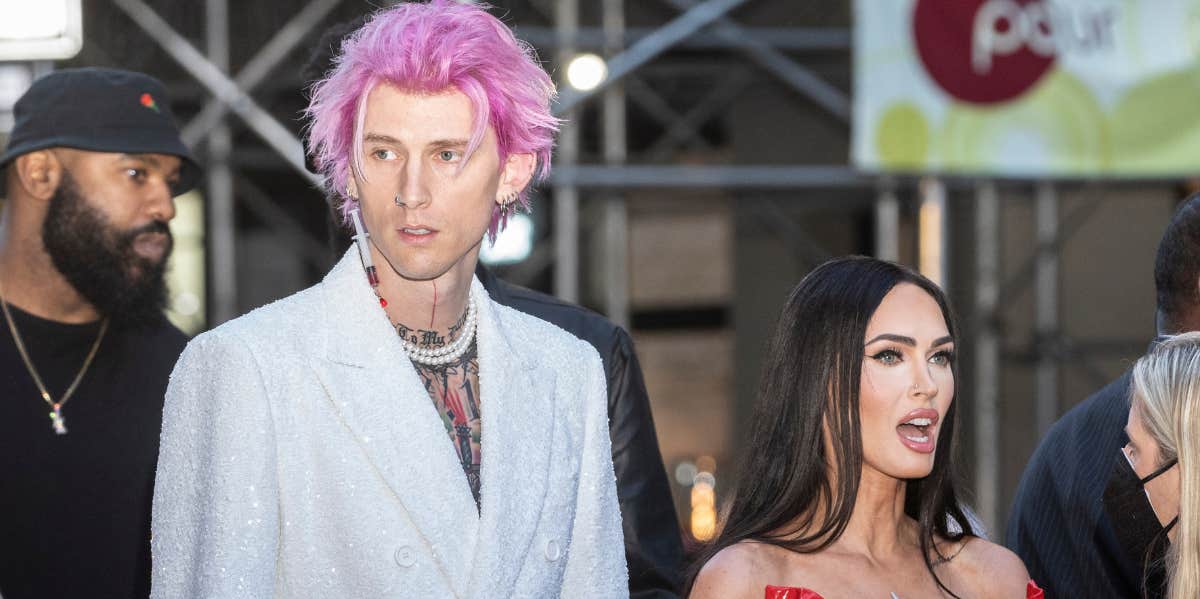 Megan Fox Slammed For Trivializing MGK's Drug Addiction Machine Gun Kelly, Megan Fox