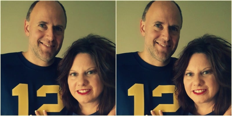 51 And Just Getting Married: How It Finally Happened For Me photo of author and husband provided by author