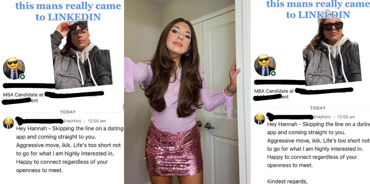 Man Asks Woman Out On Date Via LinkedIn & People Are Begging Her To 'Give Him A Chance' woman, date, LinkedIn