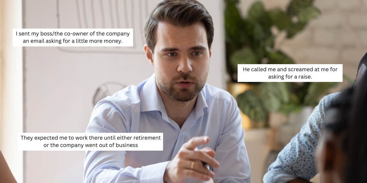 Man Claims His Boss Expected Him To Work At The Same Job Until He Retired After Refusing Him A Raise Man in office
