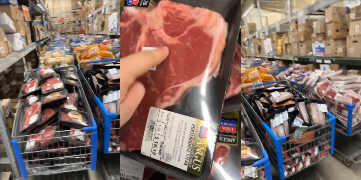 Man Claims That Walmart Throwing Away 200K Worth Of Food In Video Is Actually A Normal Night Man recording Walmart food waste