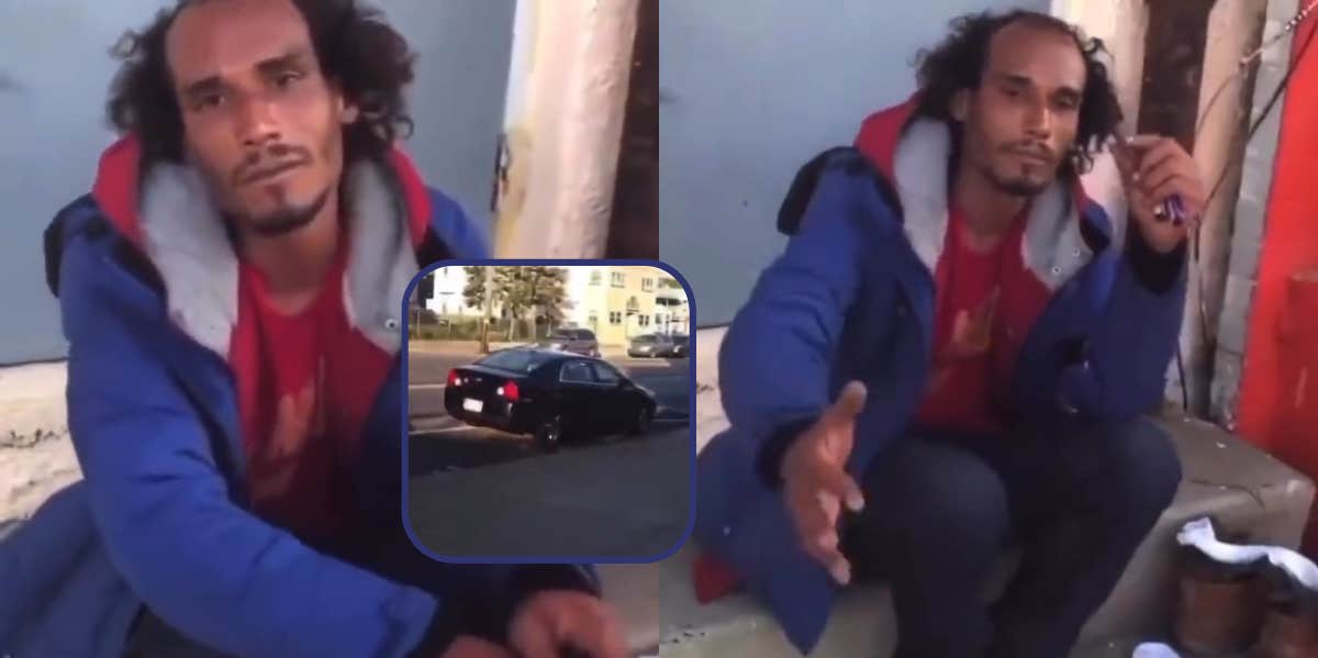 Man Criticized For Filming Video Of Himself Berating His High School Bully That Ended Up Homeless Man confronting homeless high school bully