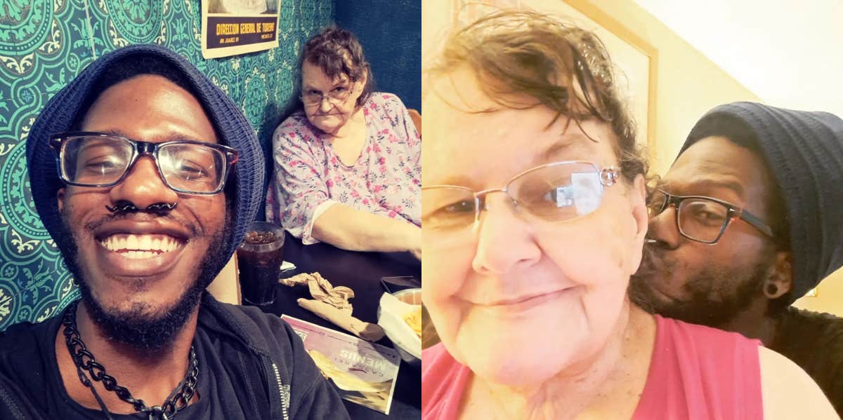 Man Defends Engagement To Woman 47 Years Older Than Him 'I Can't Get Over How Beautiful She Is' Devaughn Aubrey and Kathi Jenkins