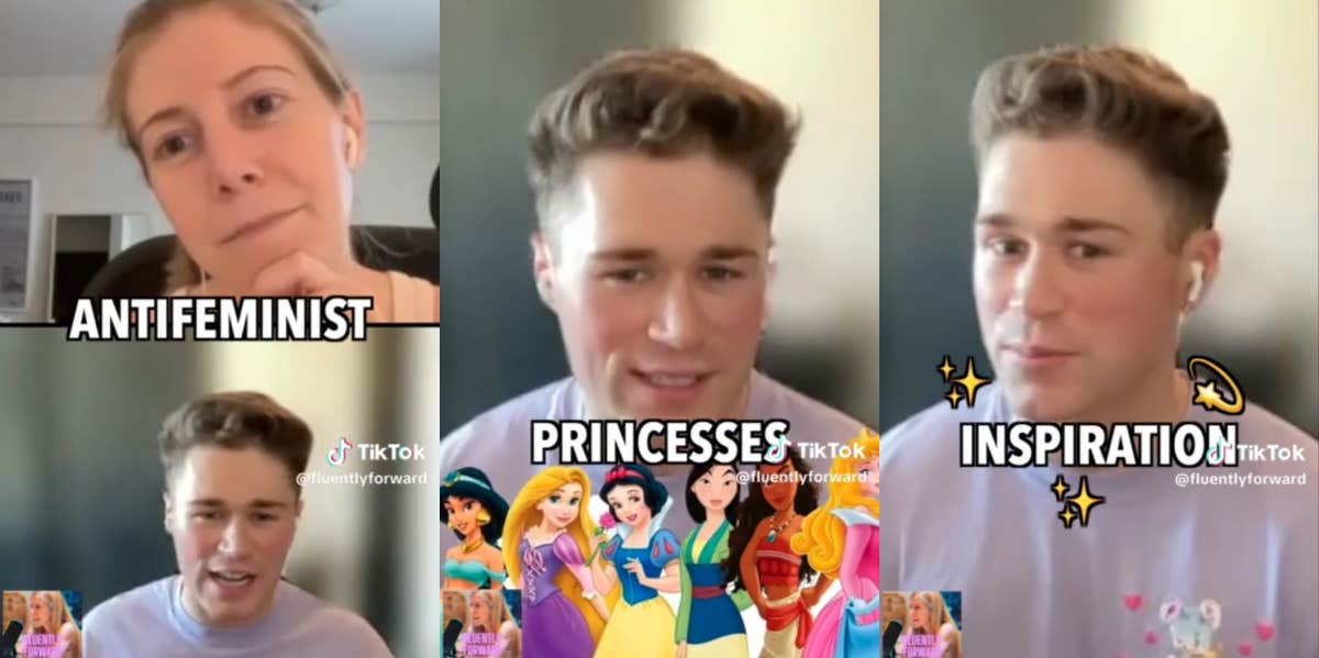 Man Explains Why The Disney Princesses Are Great Role Models For Young Girls Brett Miller talking about the Disney Princesses