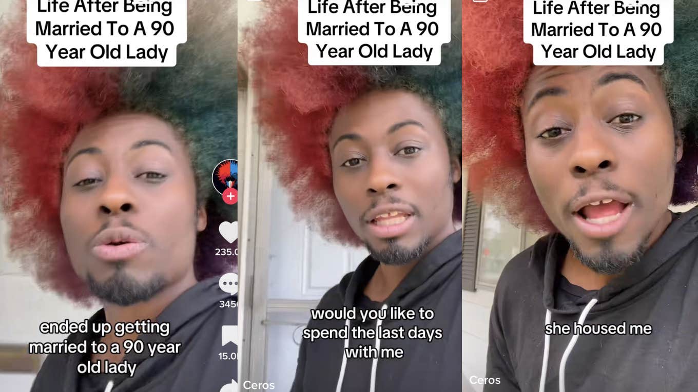 Man Explains Why He Married A Ninety Year Old When He Was Eighteen And Homeless man, homeless, marriage