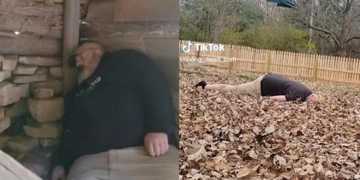 Man Who Pretended To Be Dead For 321 Days Straight Lands An Acting Role On CSI Josh Nalley is lying motionless