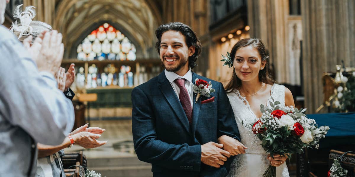 Man at wedding