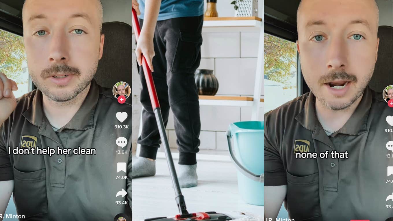 Man Says He Doesn’t ‘Help’ His Wife Cook Or Clean Because He Does What He’s Supposed To Do As A Husband & Father husband, father, household chores
