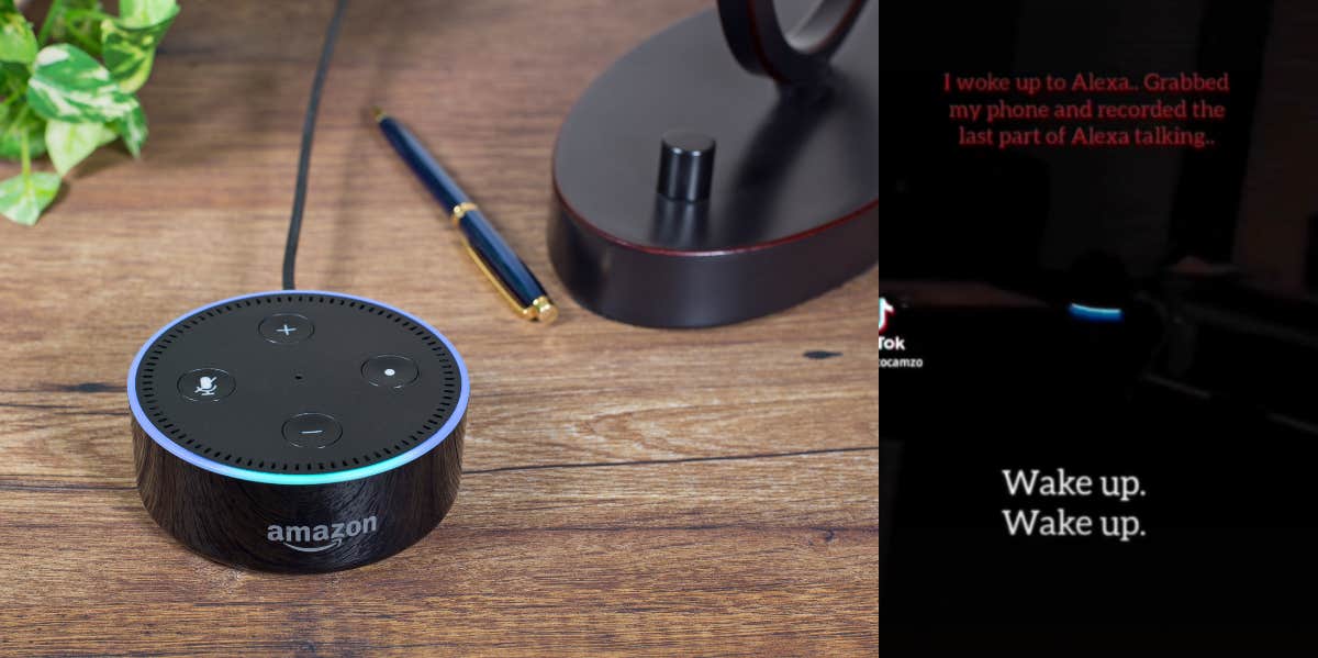 TikToker Shares Video Of His Amazon Alexa Waking Him Up In The Middle Of The Night Amazon Alexa