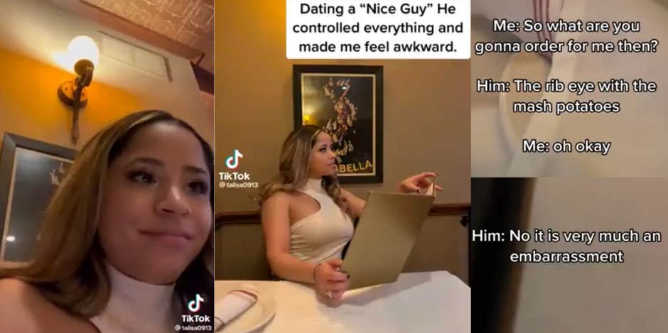 Woman's Date Tries To Control What She Orders And Insists On Paying The Bill After She Tells Him She Has It Covered Man tries to control everything on awkward date