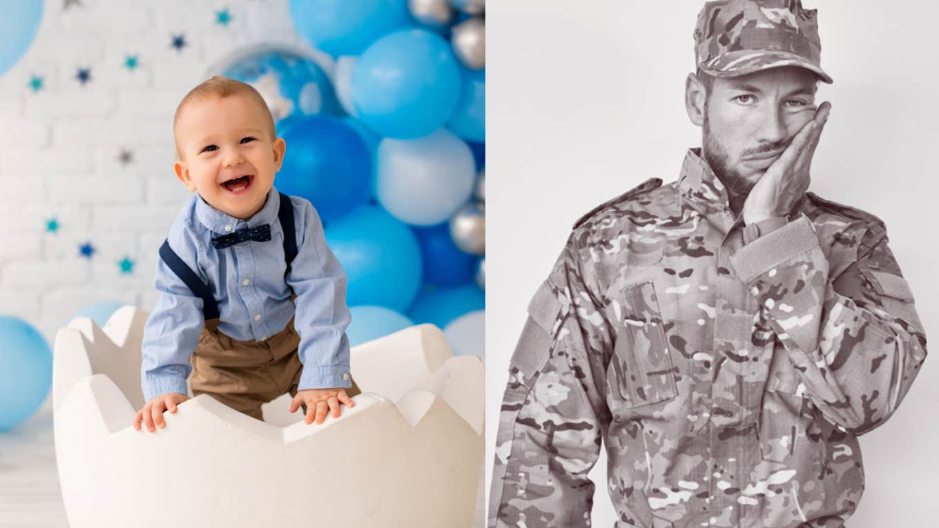 Man Upset That His Wife Wants To Celebrate Their Son's Birthday On Veterans Day Instead Of Honoring His Service birthday, veterans day, celebrate