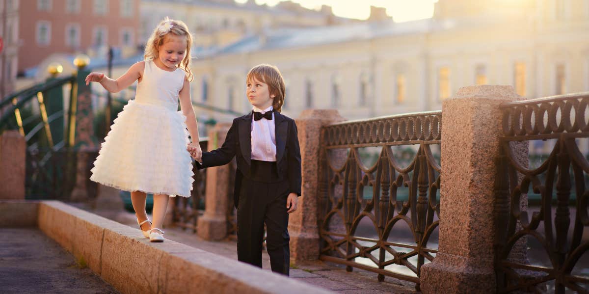 Kids, wedding