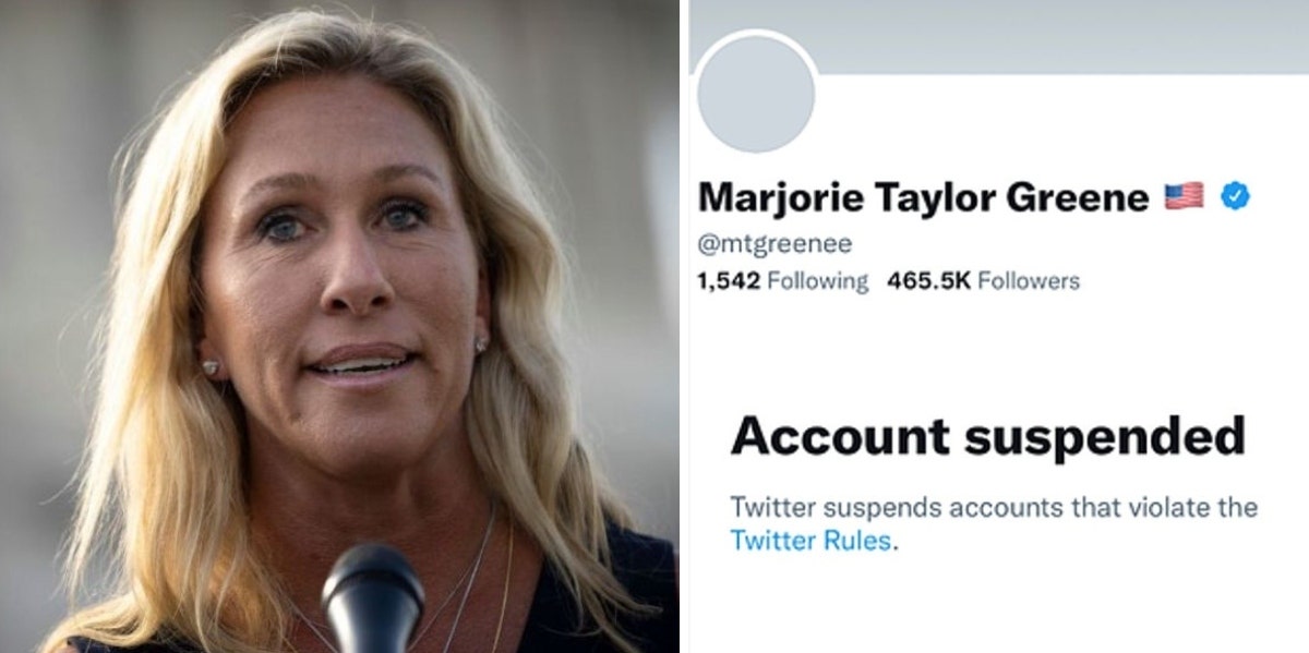 Why Was Marjorie Taylor Greene Banned From Twitter And Facebook? Marjorie Taylor Greene