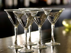 martini glasses