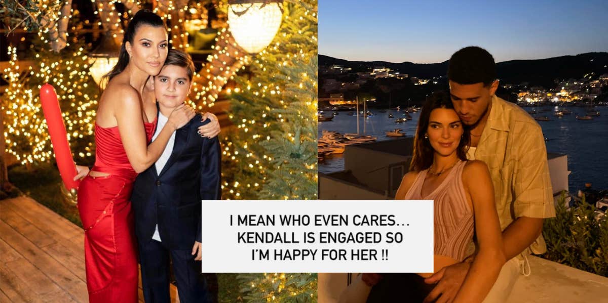 Kourtney Kardashian, Mason Disick, Kendall Jenner, Devin Booker