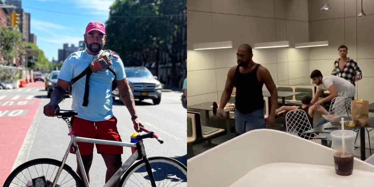 Man From McDonald’s Axe Video Claims He Isn’t ‘Unhinged’ And Loves ‘Camping’ Michael Palacios