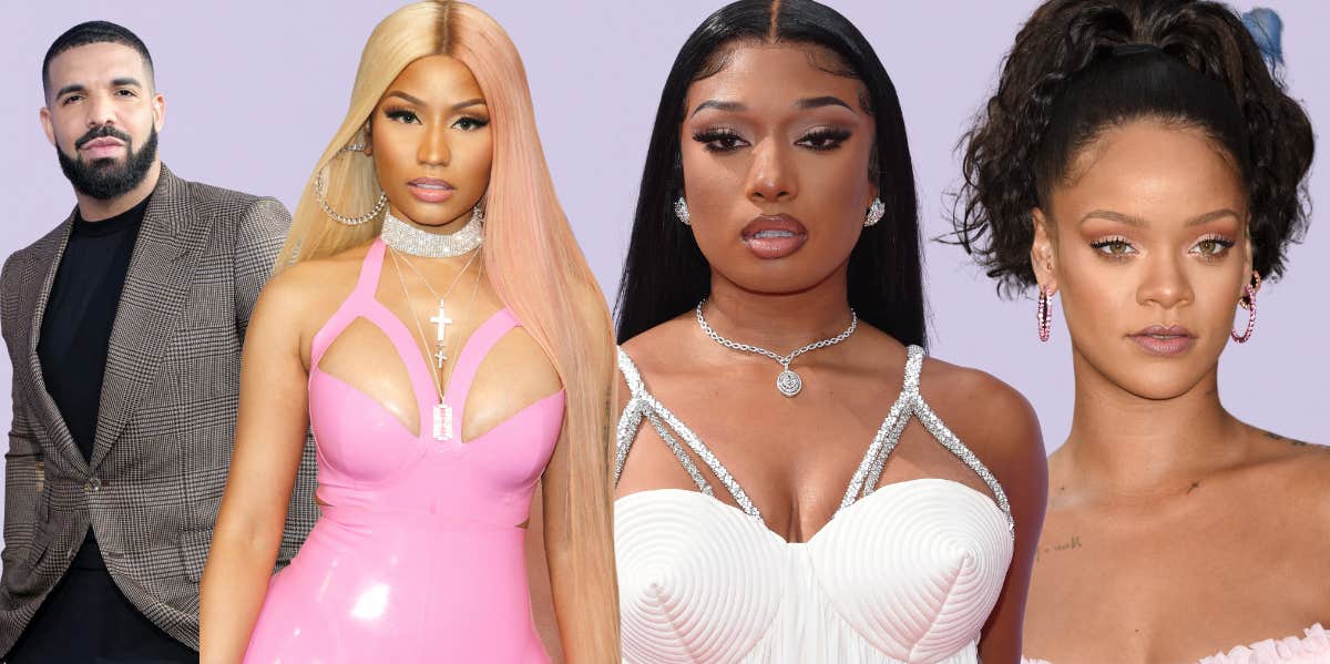 Drake, Nicki Minaj, Megan Thee Stallion, Rihanna