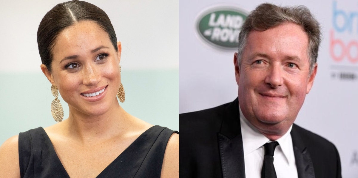 Meghan Markle and Piers Morgan