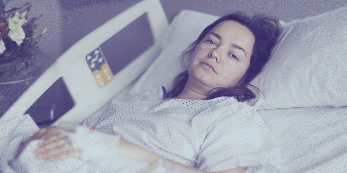 Men Leave Sick Wives woman in hospital's bed