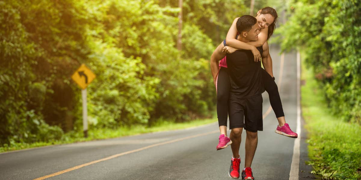 Running: Men instinctively run faster than women as it is more