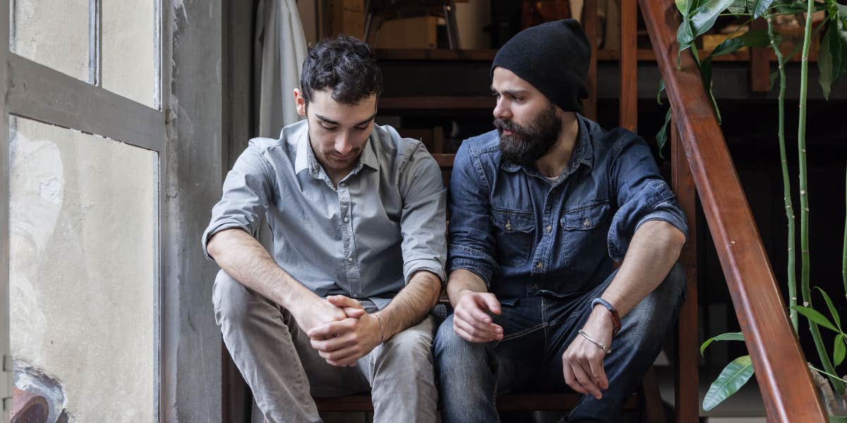 Man Refuses To Let His Homeless Brother Live With Him Men talking