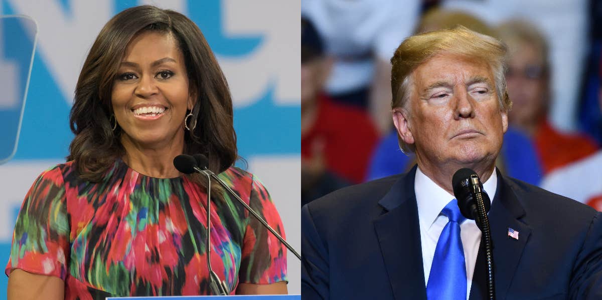 Michelle Obama, Donald Trump